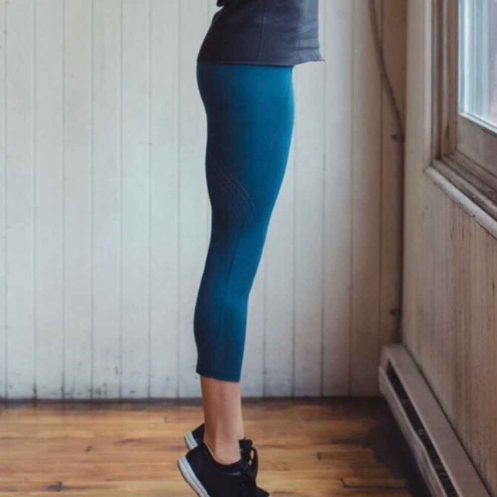 Lululemon Teal Time Warp Tights